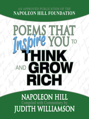 cover image of Poems That Inspire You to Think and Grow Rich
